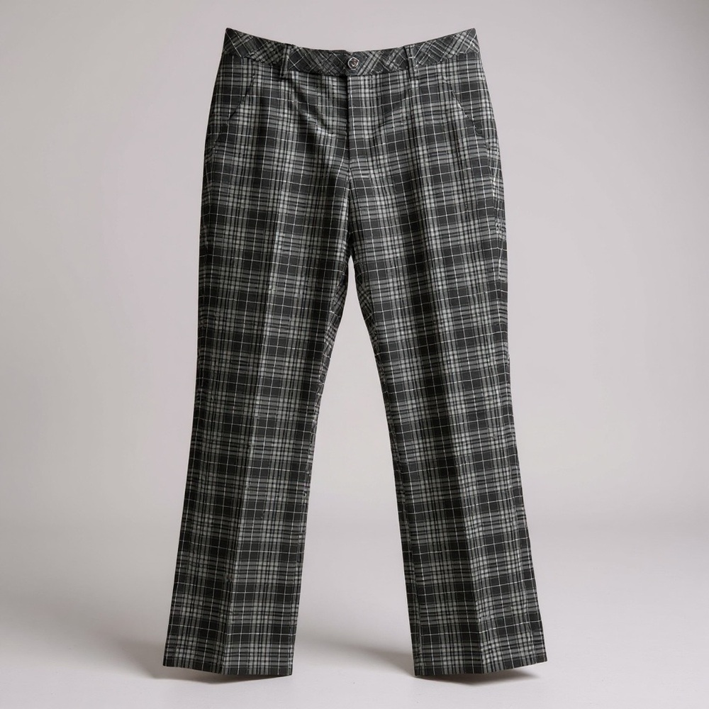 Men's Puma Golf Black Plaid Pants 32x30